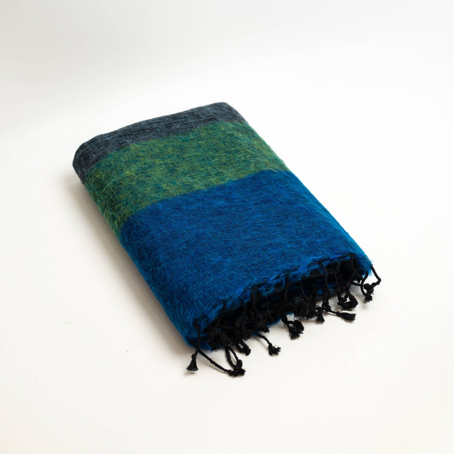Extra Soft Yak wool Travel Throw Blanket  46"x90" Handmade