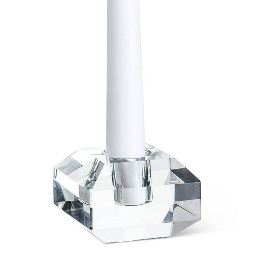 Clear Flat Cut Square Taper Holder