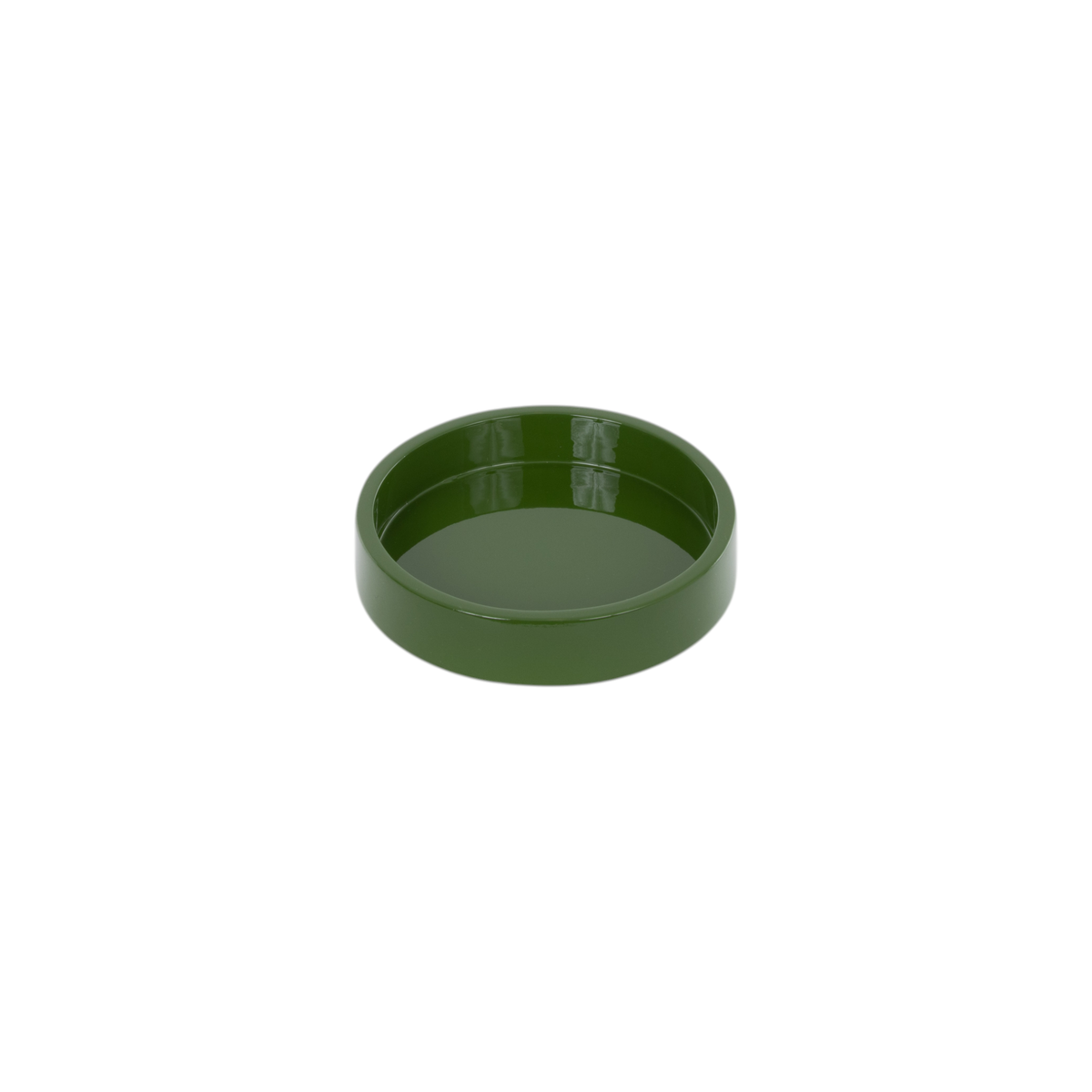 Handmade, Lacquered Round Tray - Mini