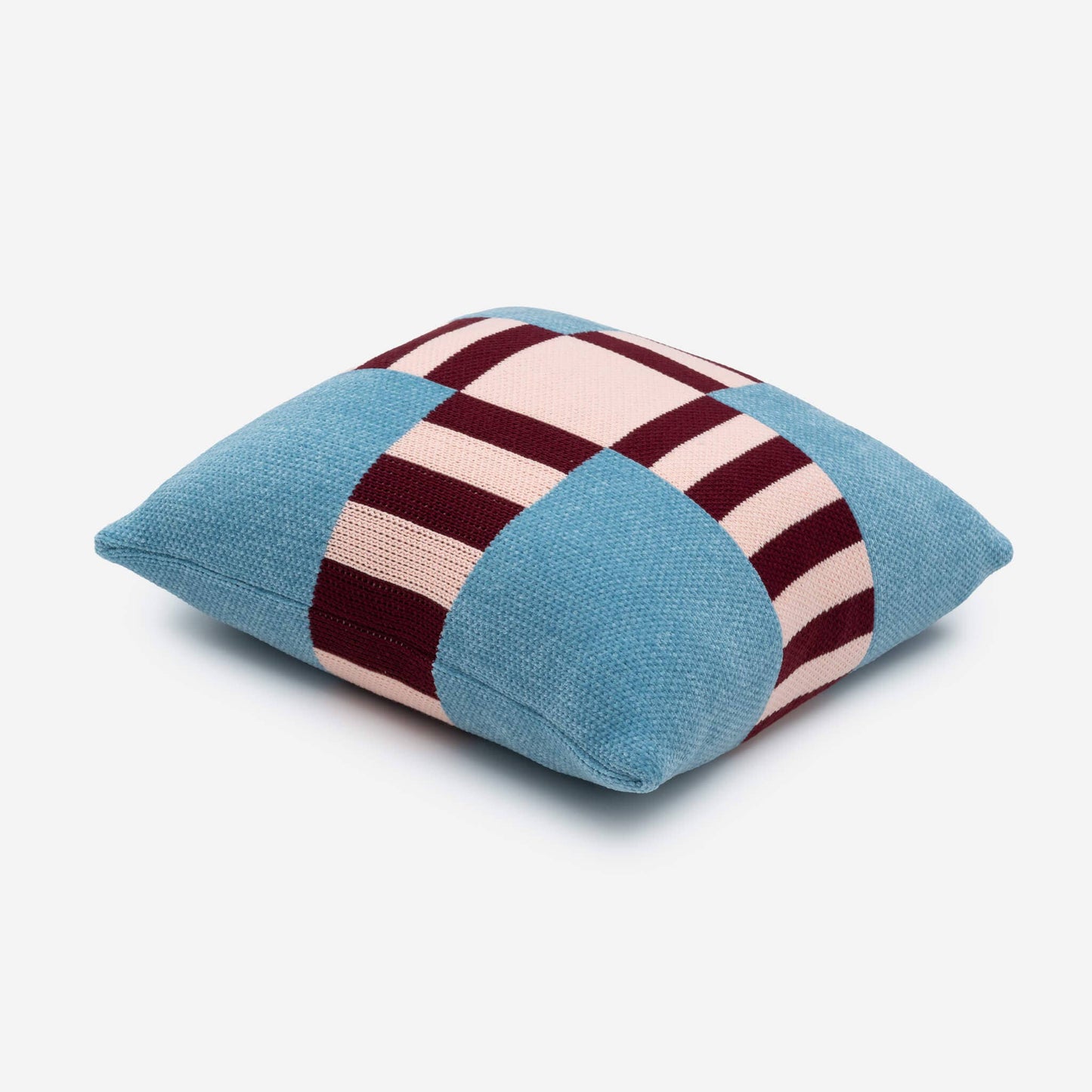 Tile Patch Chenille Pillow Cover