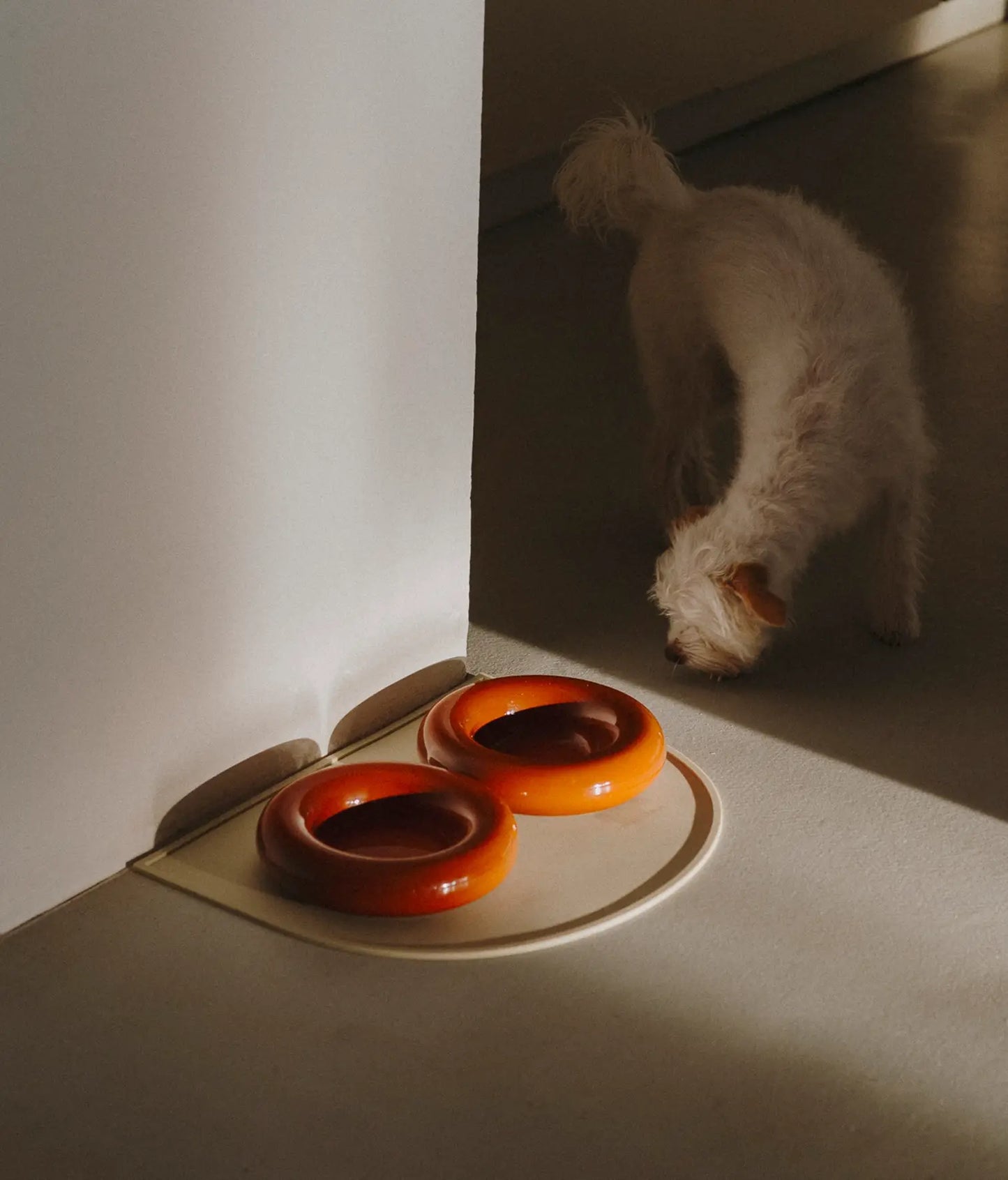 White protective mat