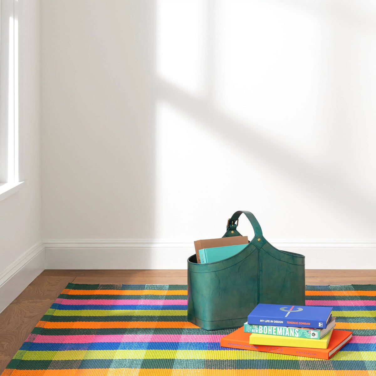 Happy Plaid Handwoven Indoor/Outdoor Rug | Multi