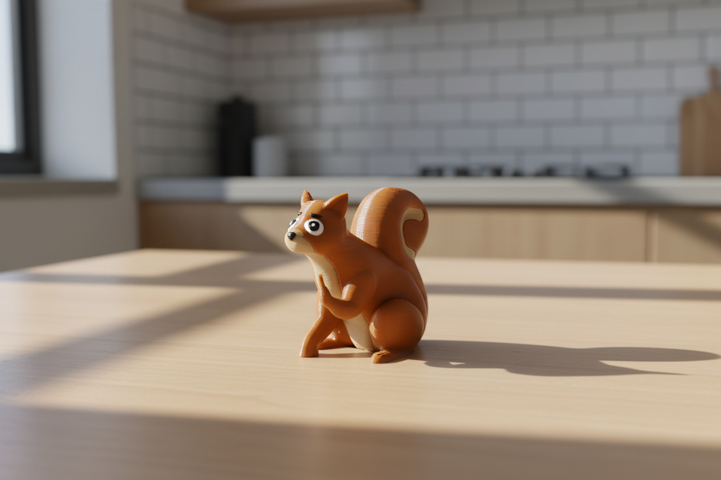 Squirrel Middle Finger Figurine, Funny Gag Gift