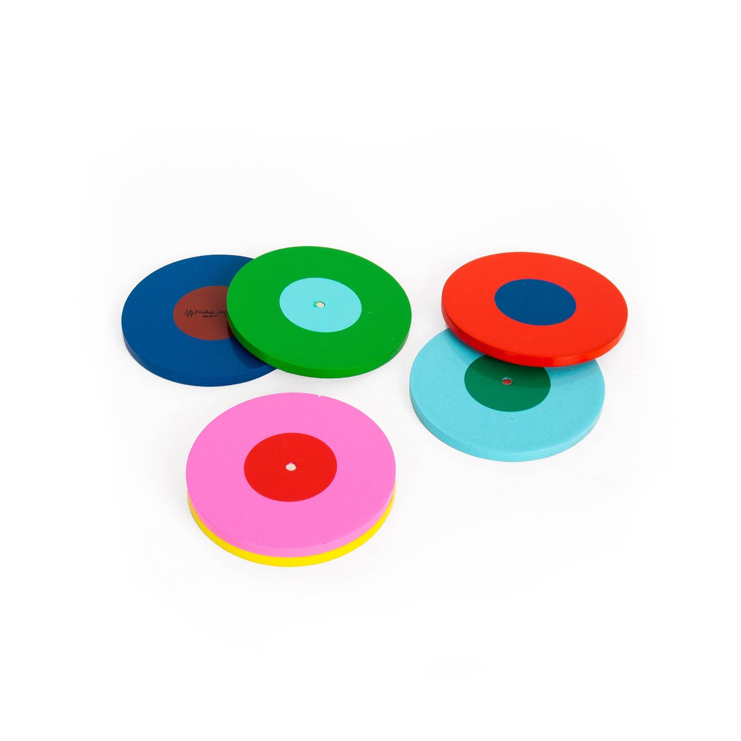 PACK OF 6 RAINBOW COASTERS HF