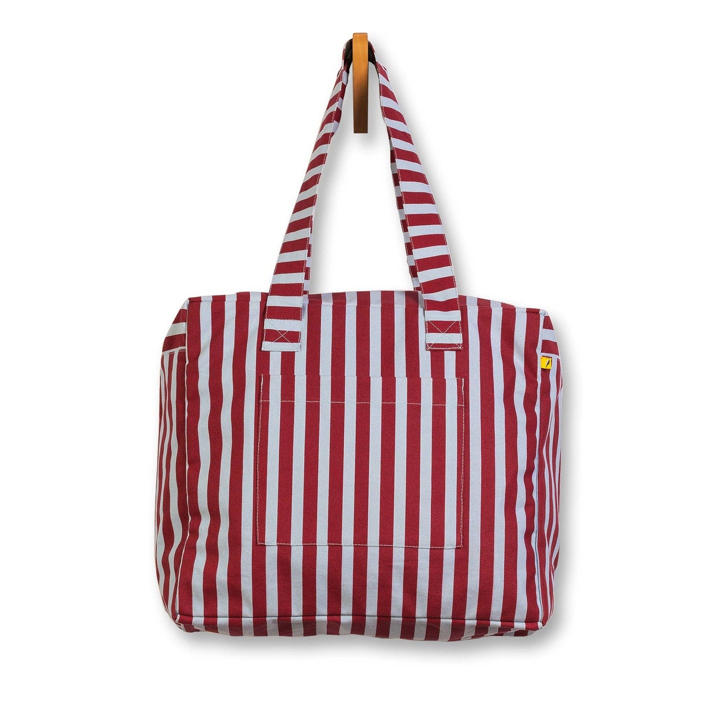 Daytrip Tote - Awning Stripe Chili Pepper