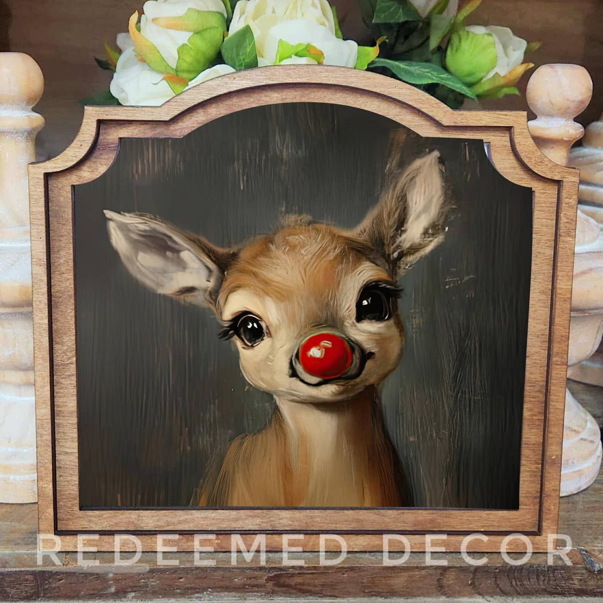 Provincial Rudolph Canvas Print, Unframed