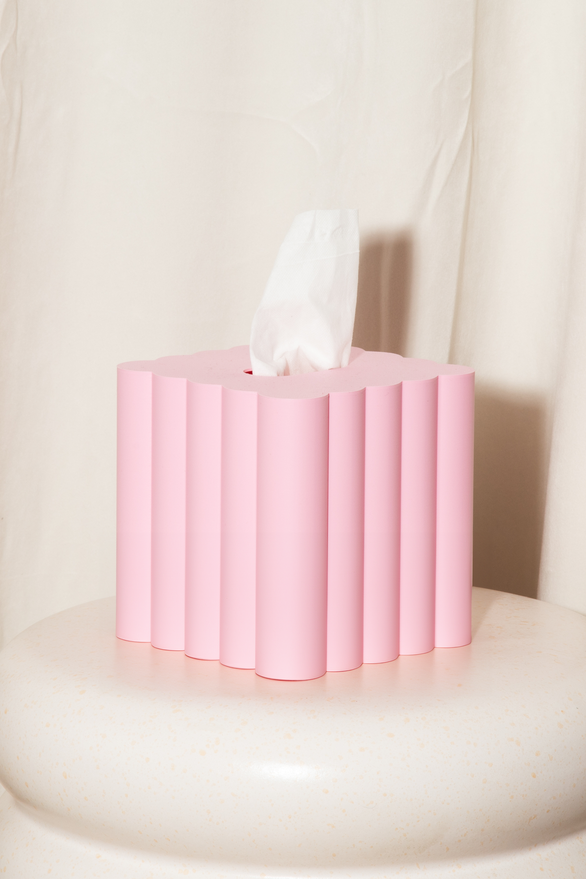 3D Printed Tissue Box Cover – Decorative Cloud Design, Eco BioPlastic, 9 Colors