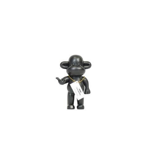 Figurine - Hang Loose Monkey Figurine 'The Legend' - Black - 11x7x19cm