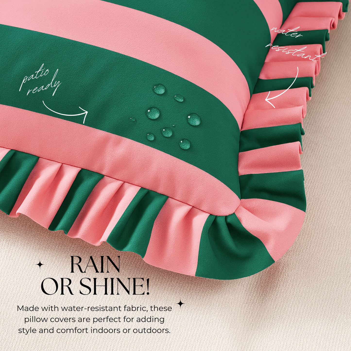 Quetzal Pillow - Pink/Dark Teal