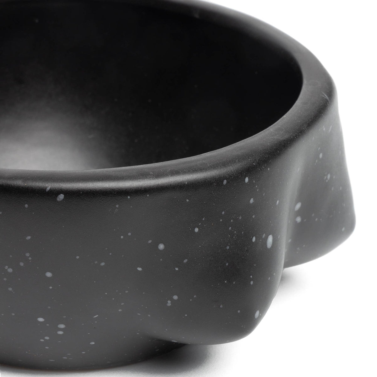 Hand-Painted Tits Bowl, Black