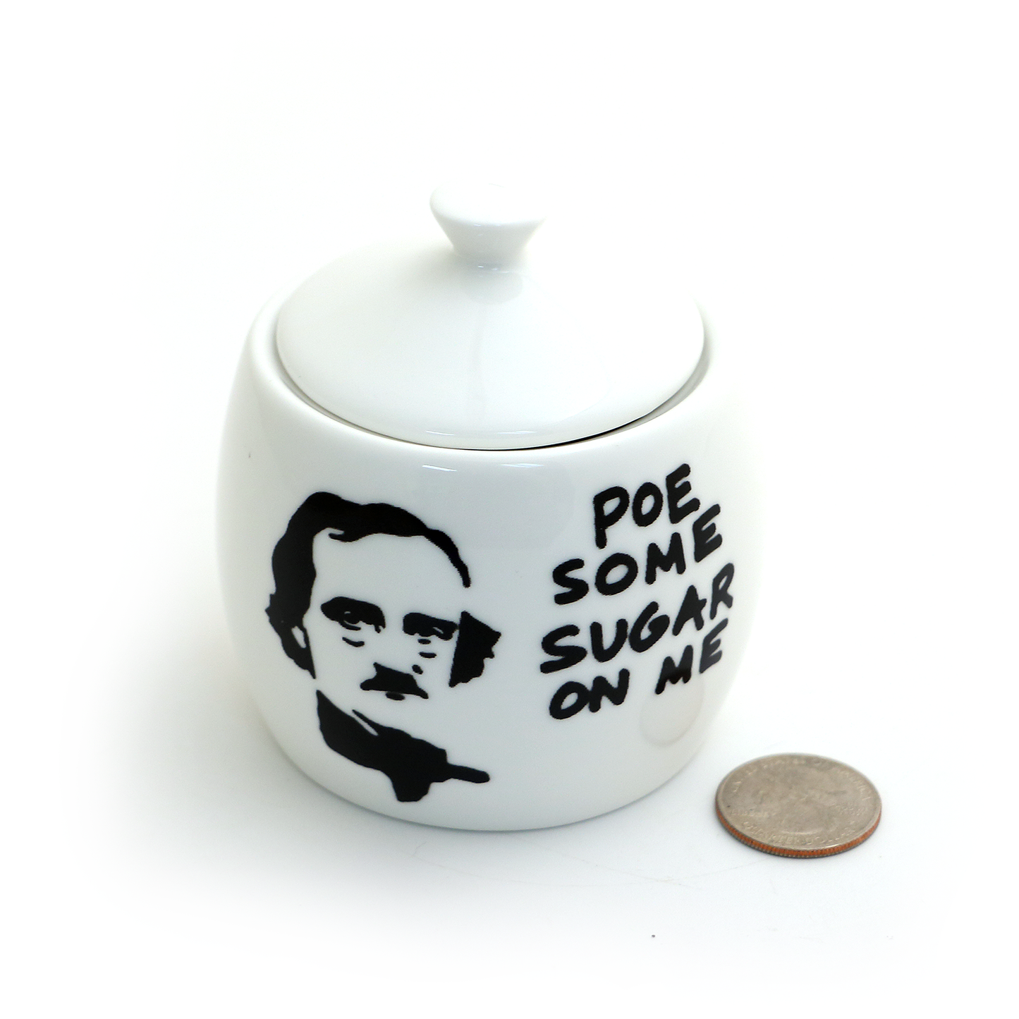 Edgar Allan Poe Round Sugar Bowl-LIMITED EDITION