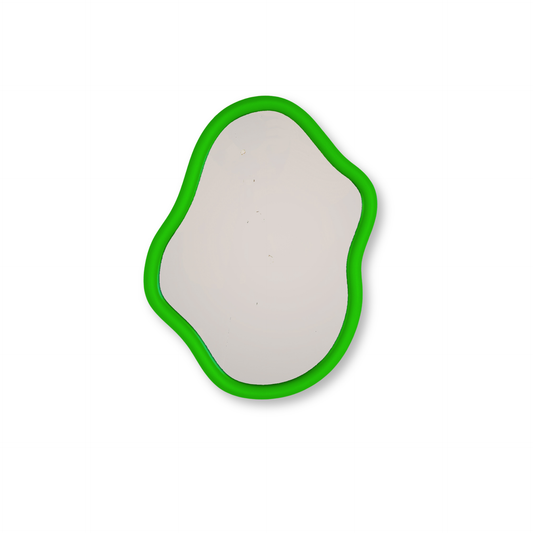 Mirror - Organic - MDF - Green - 30x40cm