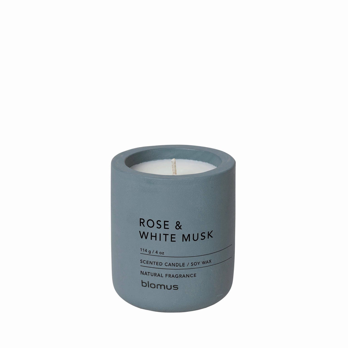 Soy Wax Scented Candle in Concrete Container – Small, 24hr Burn, Multiple Scents