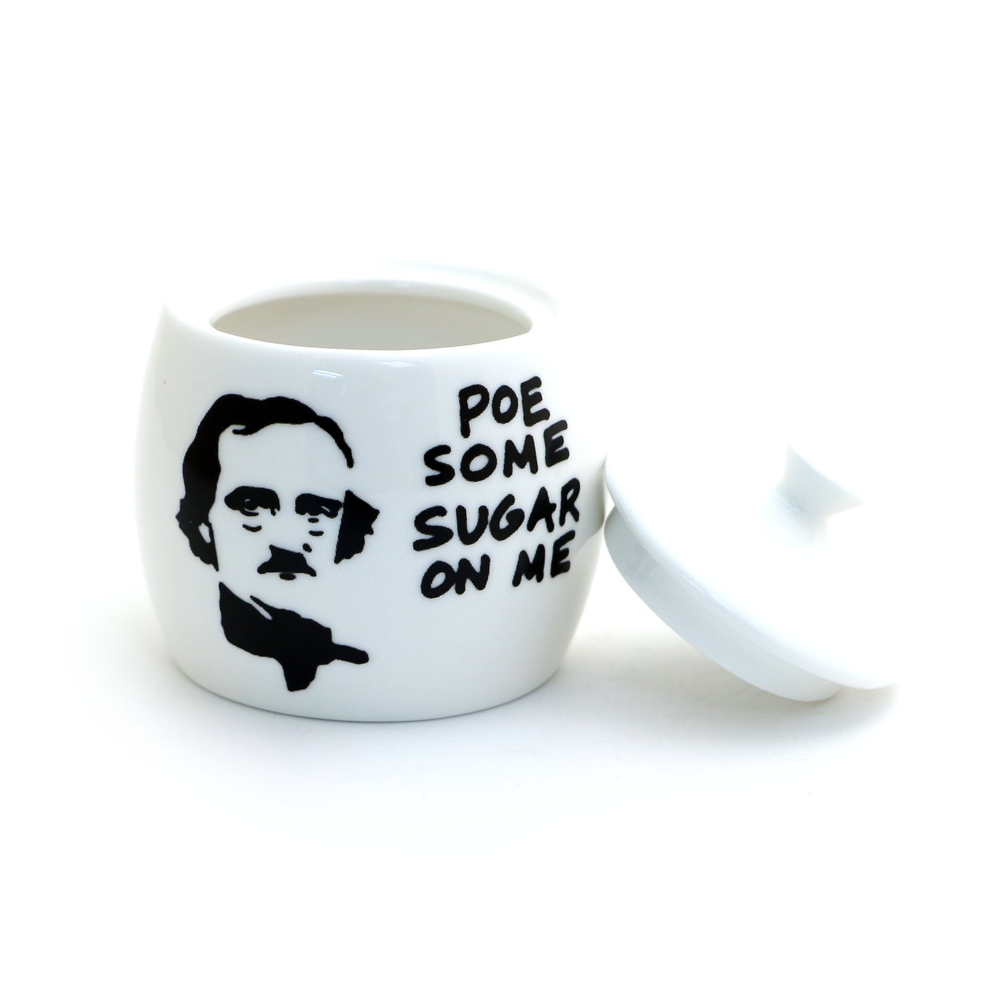 Edgar Allan Poe Round Sugar Bowl-LIMITED EDITION