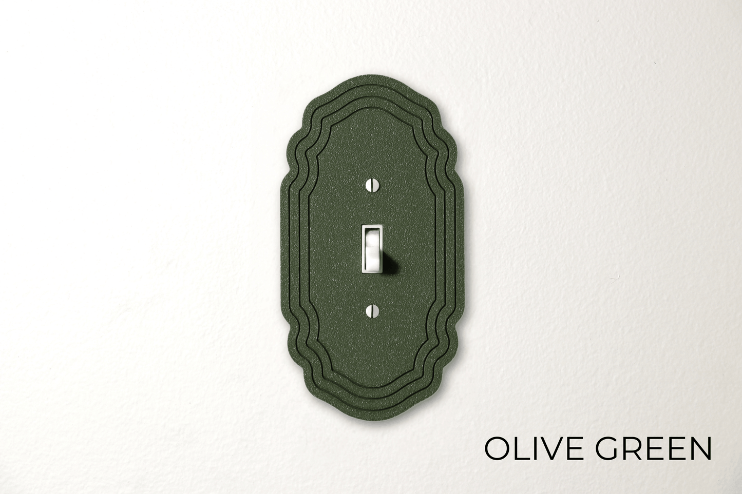 Victorian Heritage Light Switch Cover, Traditional Plate