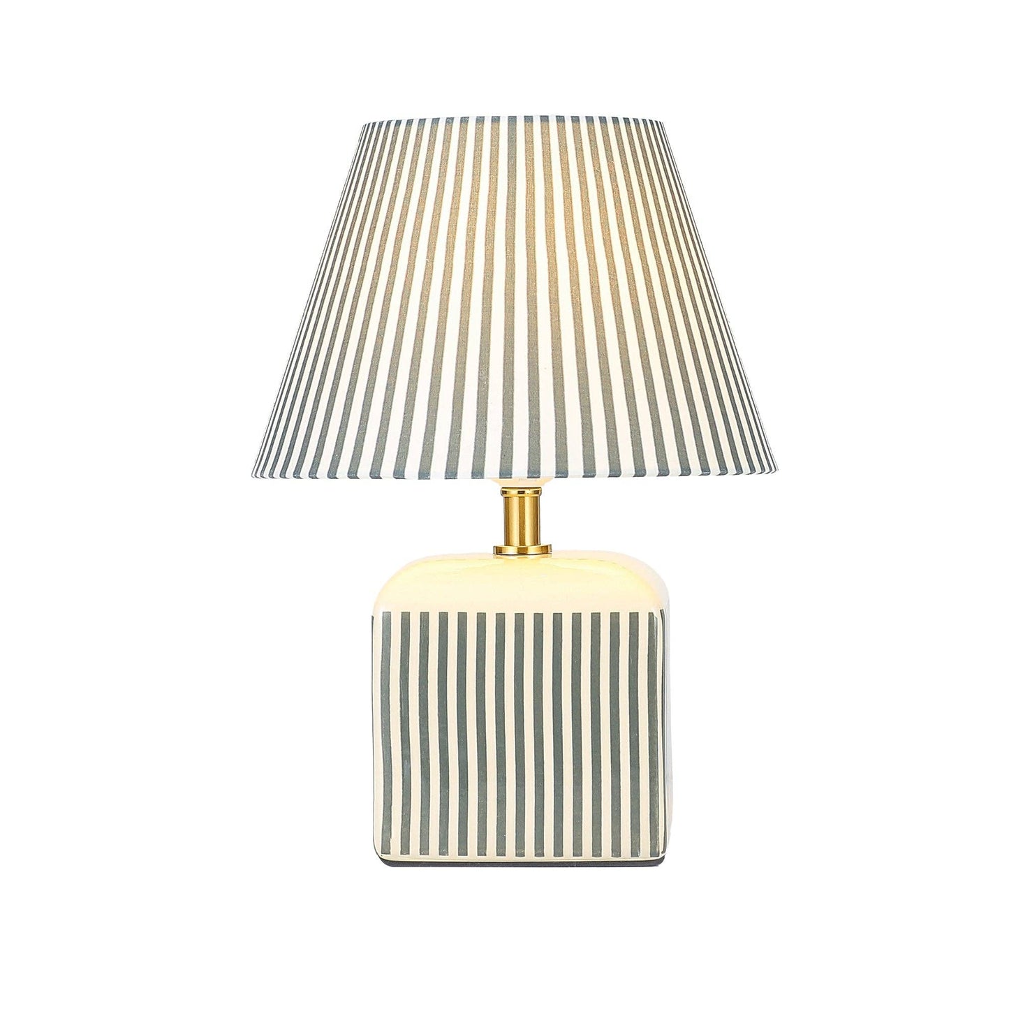 Amaris Ceramic Striped Table Lamp