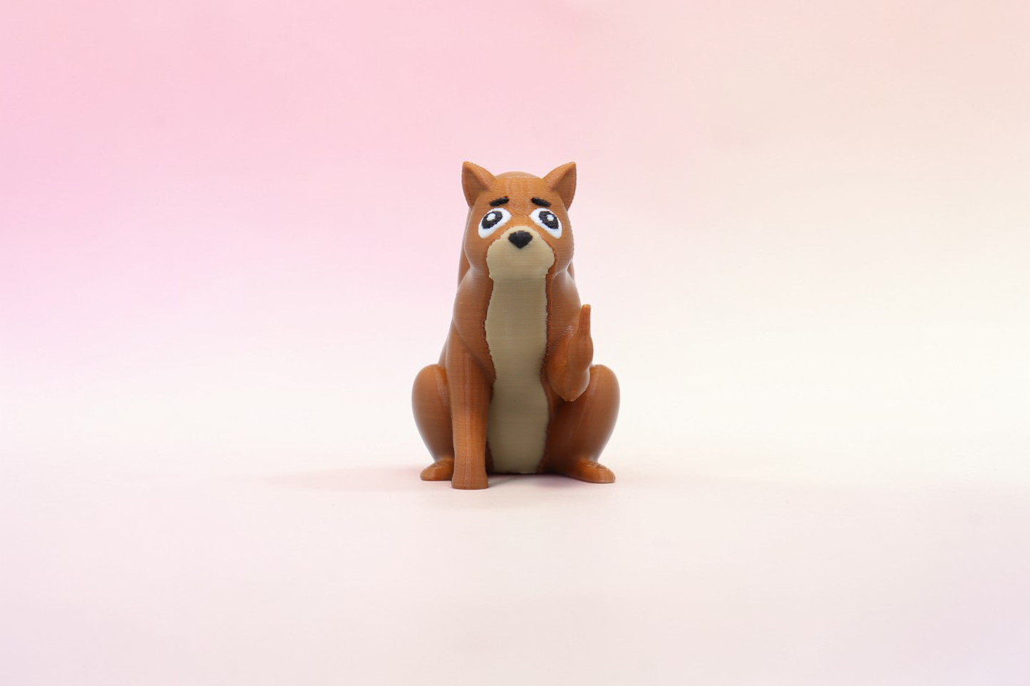 Squirrel Middle Finger Figurine, Funny Gag Gift