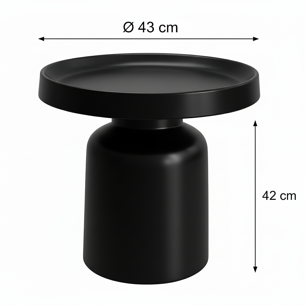 Side Table - Pawn - Black