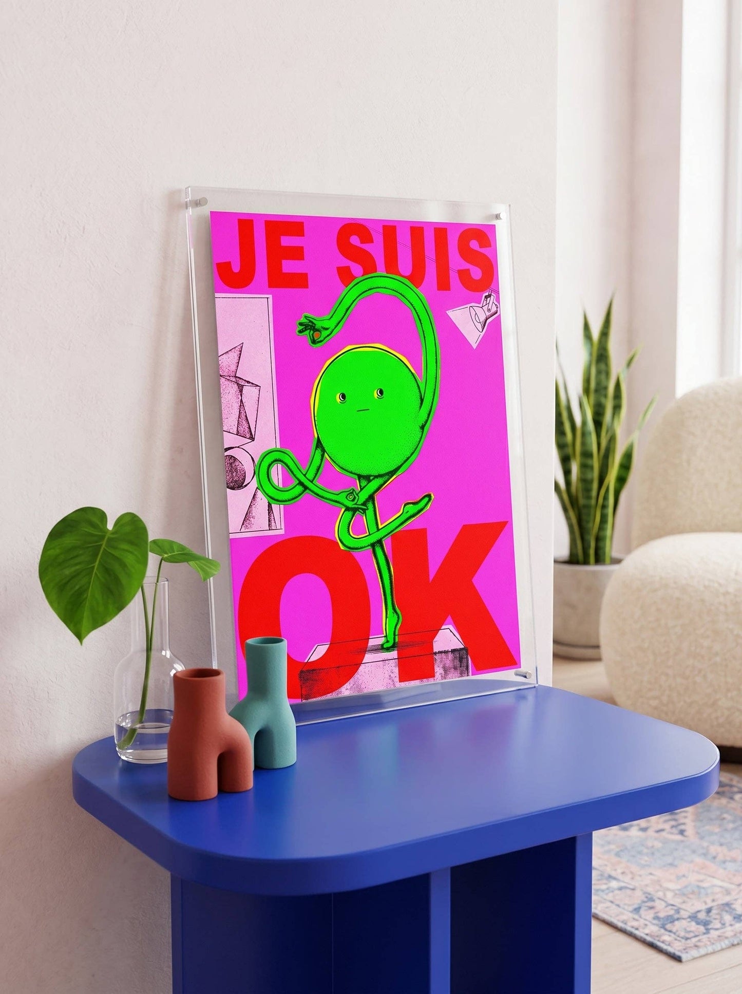 Display "I am ok"