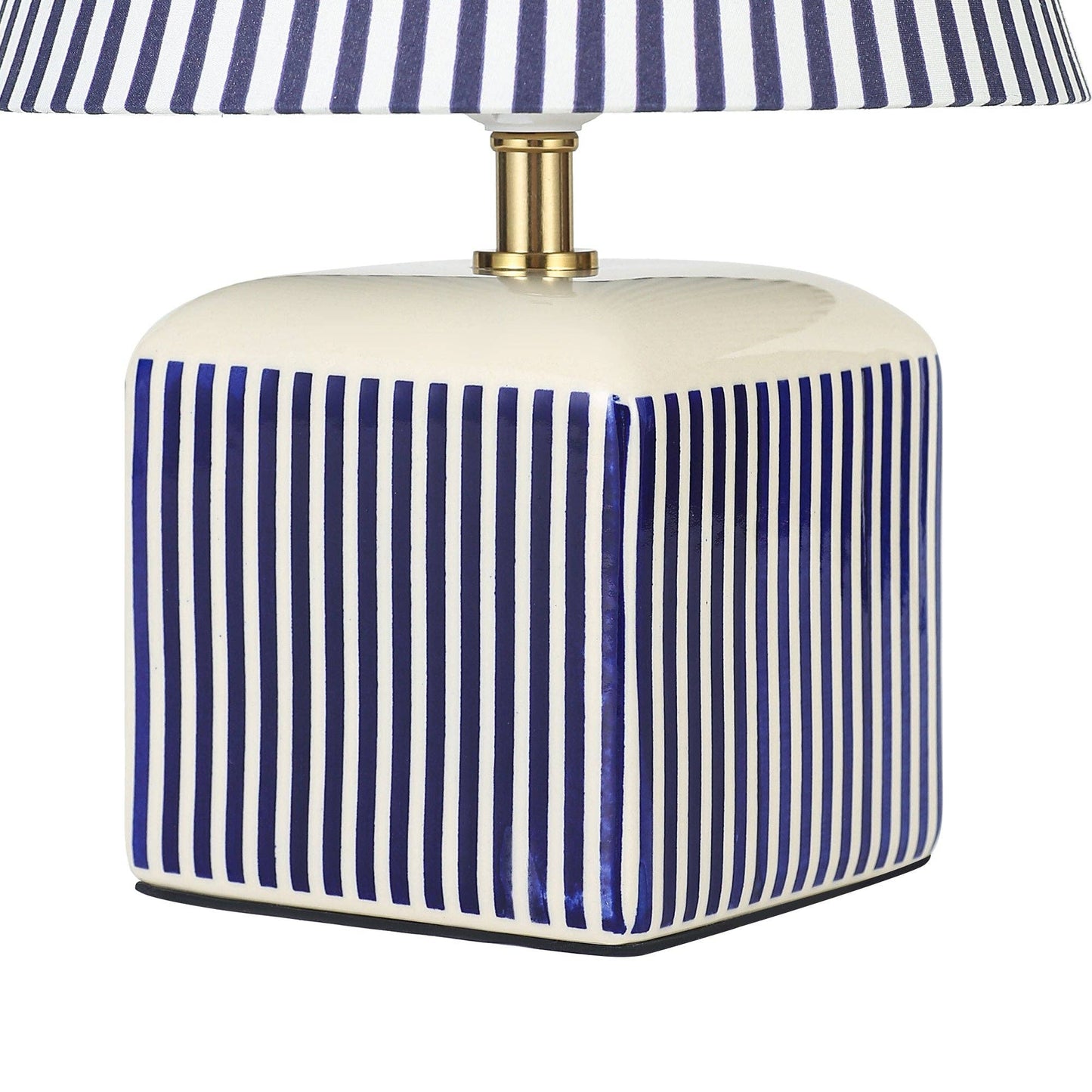 Amaris Ceramic Striped Table Lamp