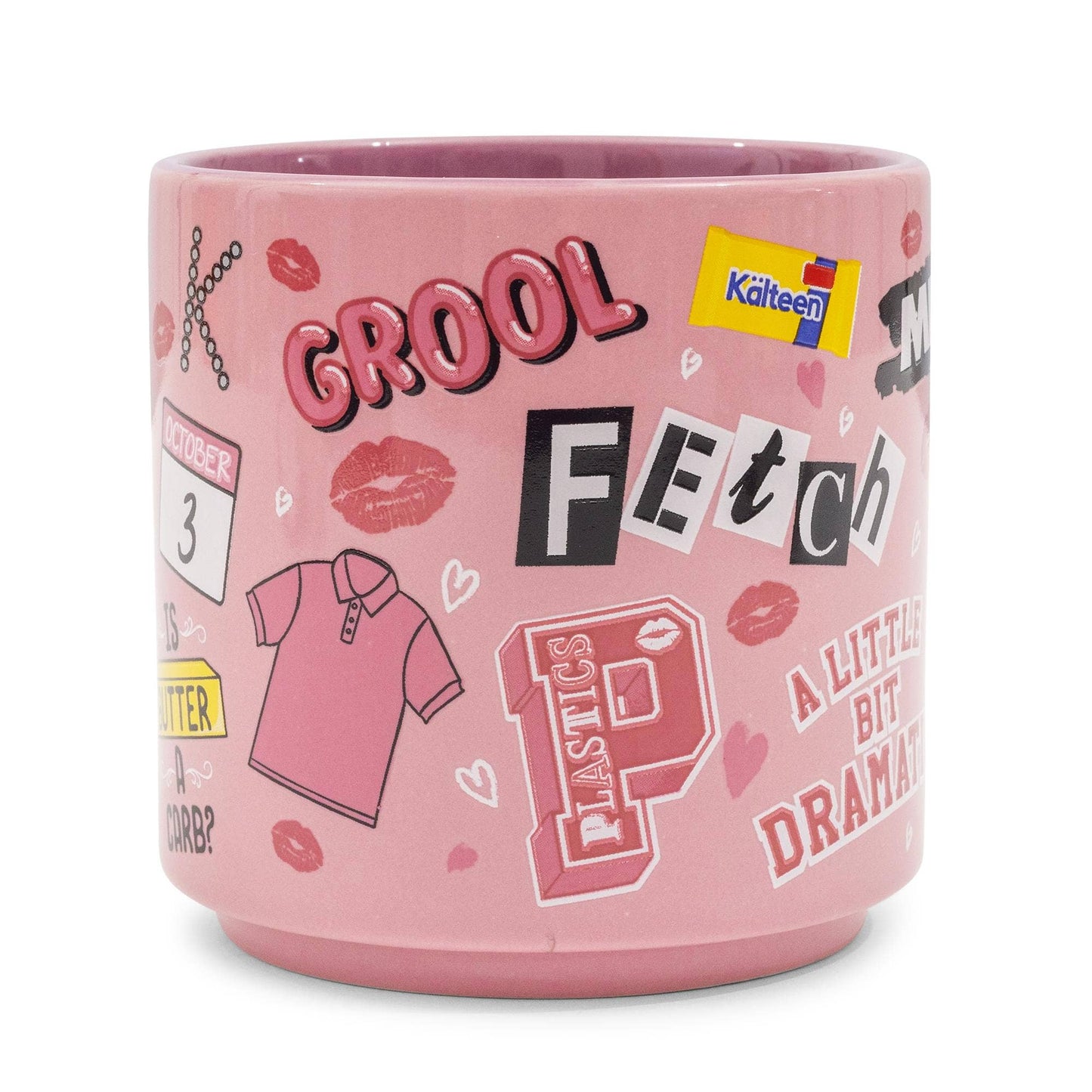 Mean Girls Icons Pink Ceramic Mug | Holds 13 Ounces