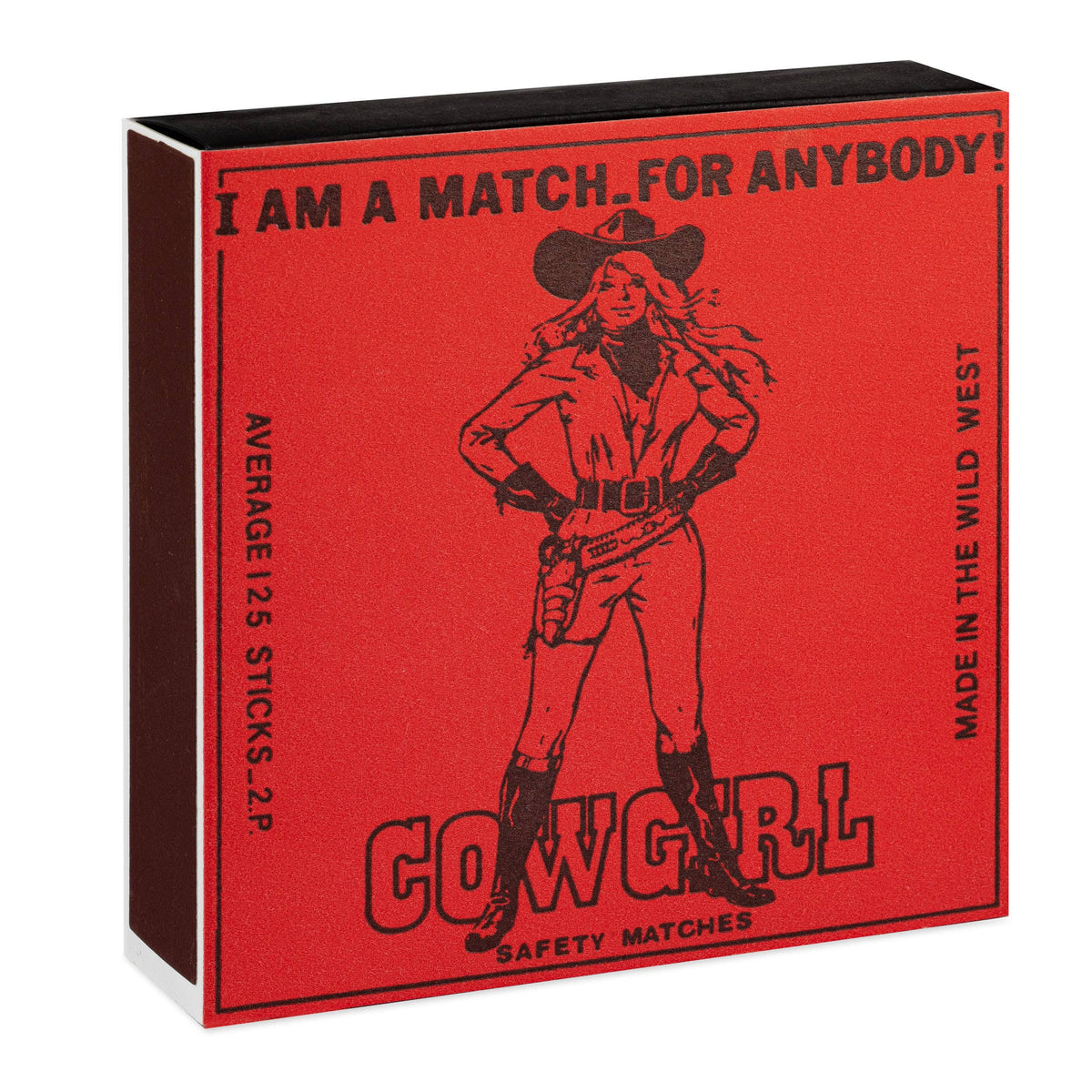 Cowgirl | Square - Safety Matches