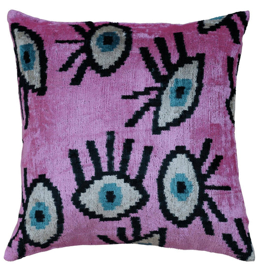 Canvello Handmade Luxury Velvet Silk Evil Eye