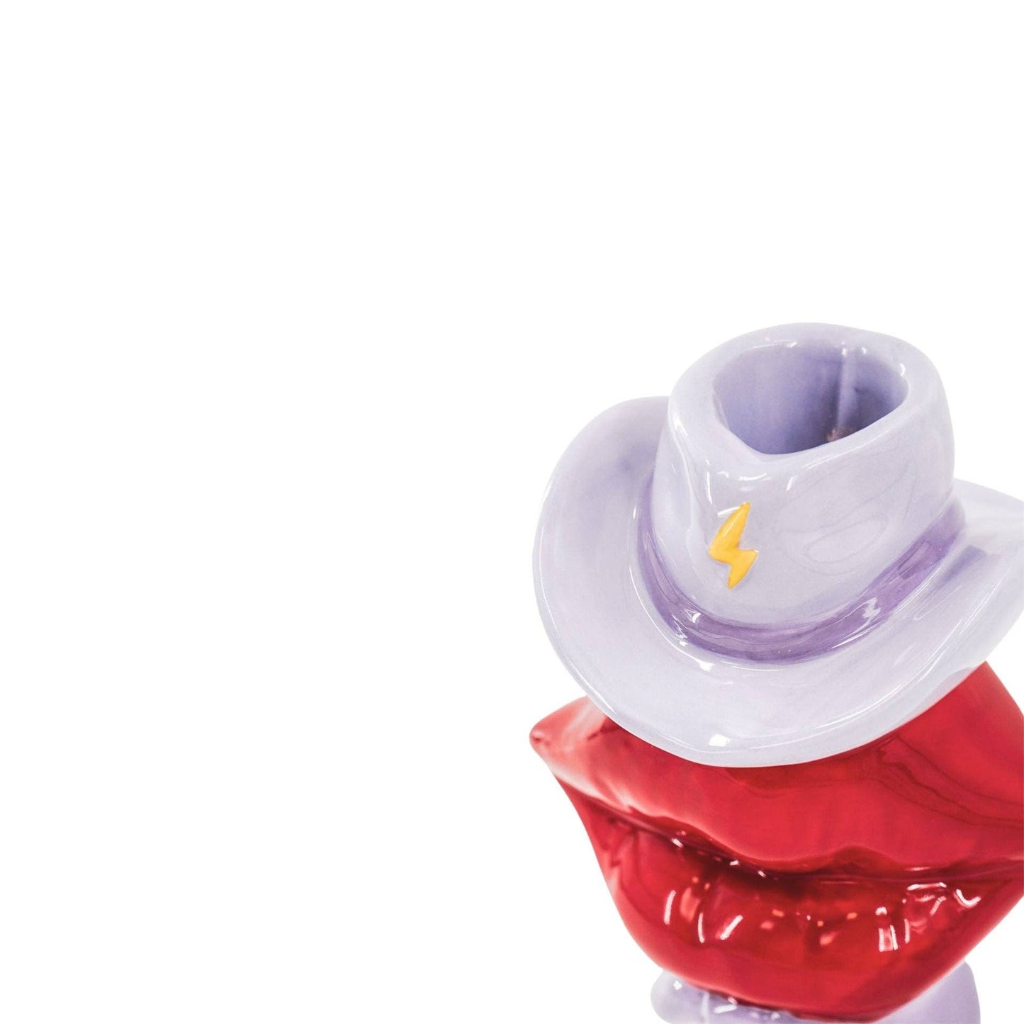 Candle Holder- Boot/ Lip/Hat - Pink/ Red/ Lilac-10x8x20 cm