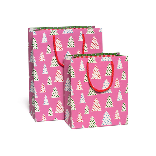Polka Dot Trees Christmas Gift Bag