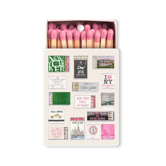 New York Lucite Matchbook Christmas Ornament