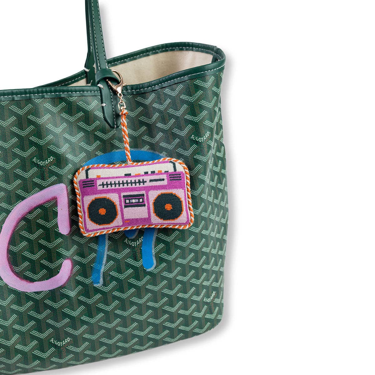 Pink Boombox - Bag Charm