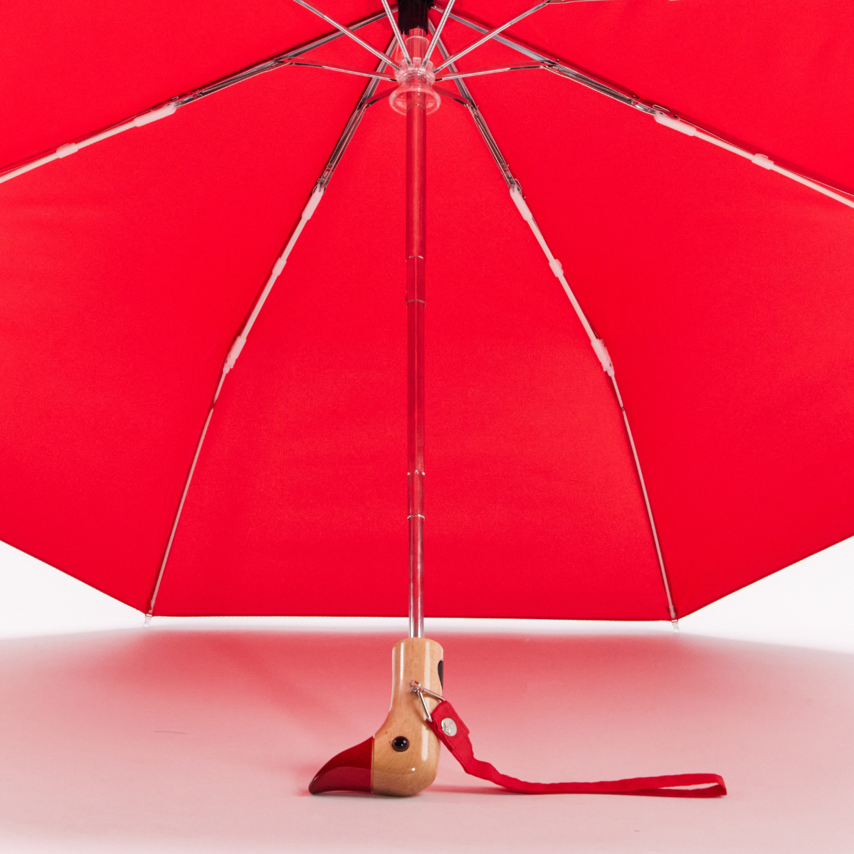 Red Compact Eco-Friendly Original Duckhead Umbrella