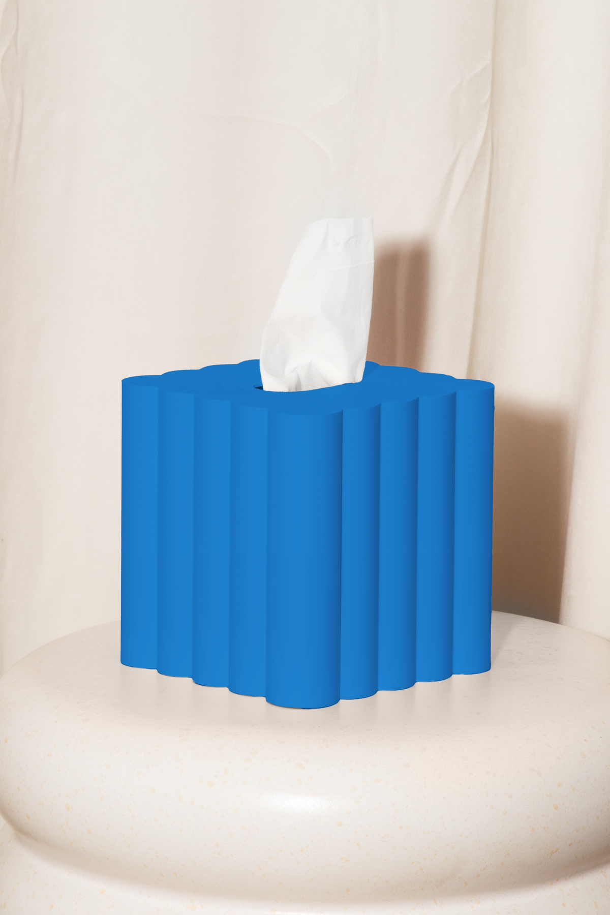3D Printed Tissue Box Cover – Decorative Cloud Design, Eco BioPlastic, 9 Colors