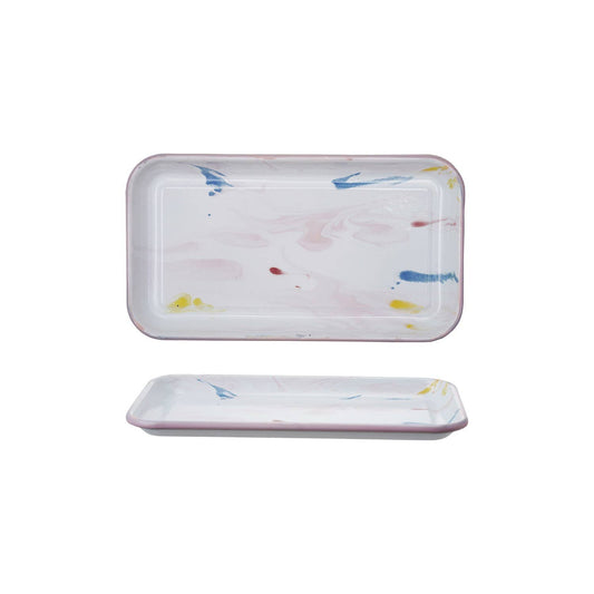 Enameled Decorative Tray