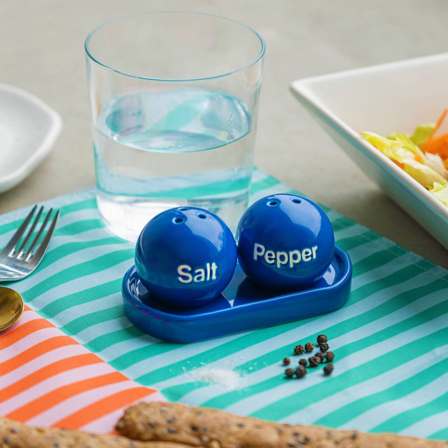 BLUE PING PONG SALT AND PEPPER HF
