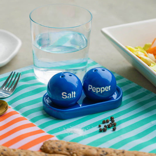 BLUE PING PONG SALT AND PEPPER HF