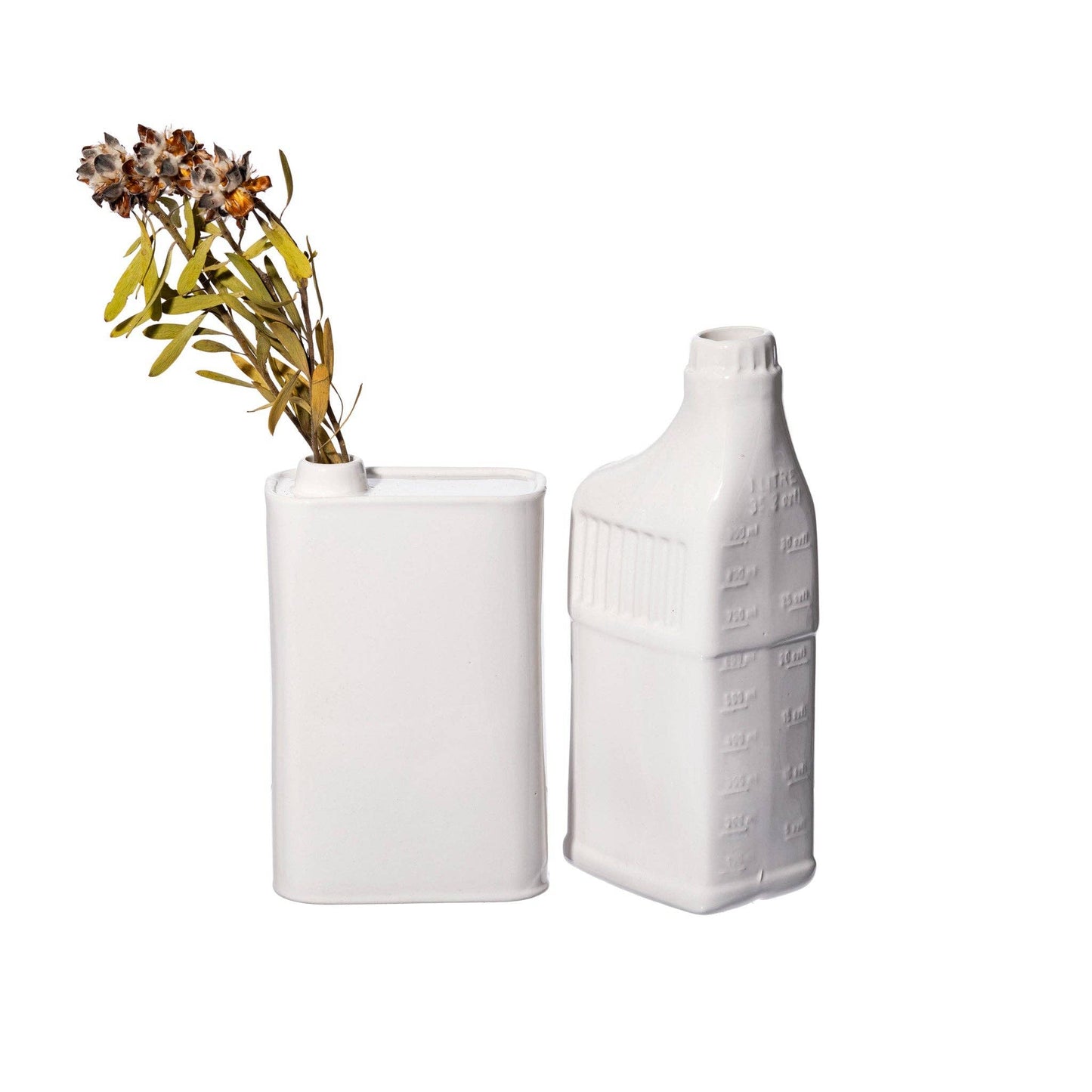 BOTTLE SHAPED FLOWER VASE