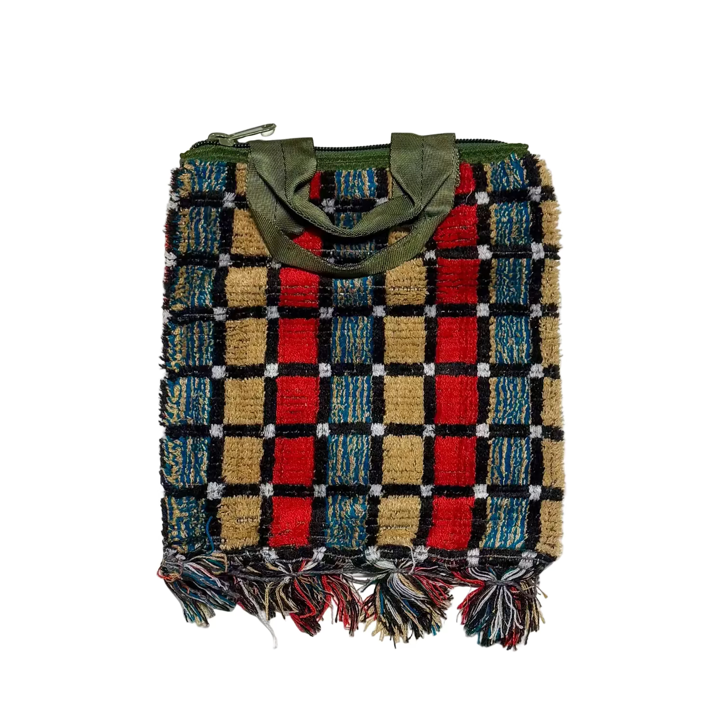 TRUCK SEAT FABRIC SMALL TOTE