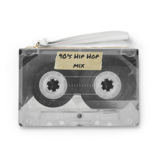 ’90s Hip Hop Mix Cassette Clutch & Wristlet
