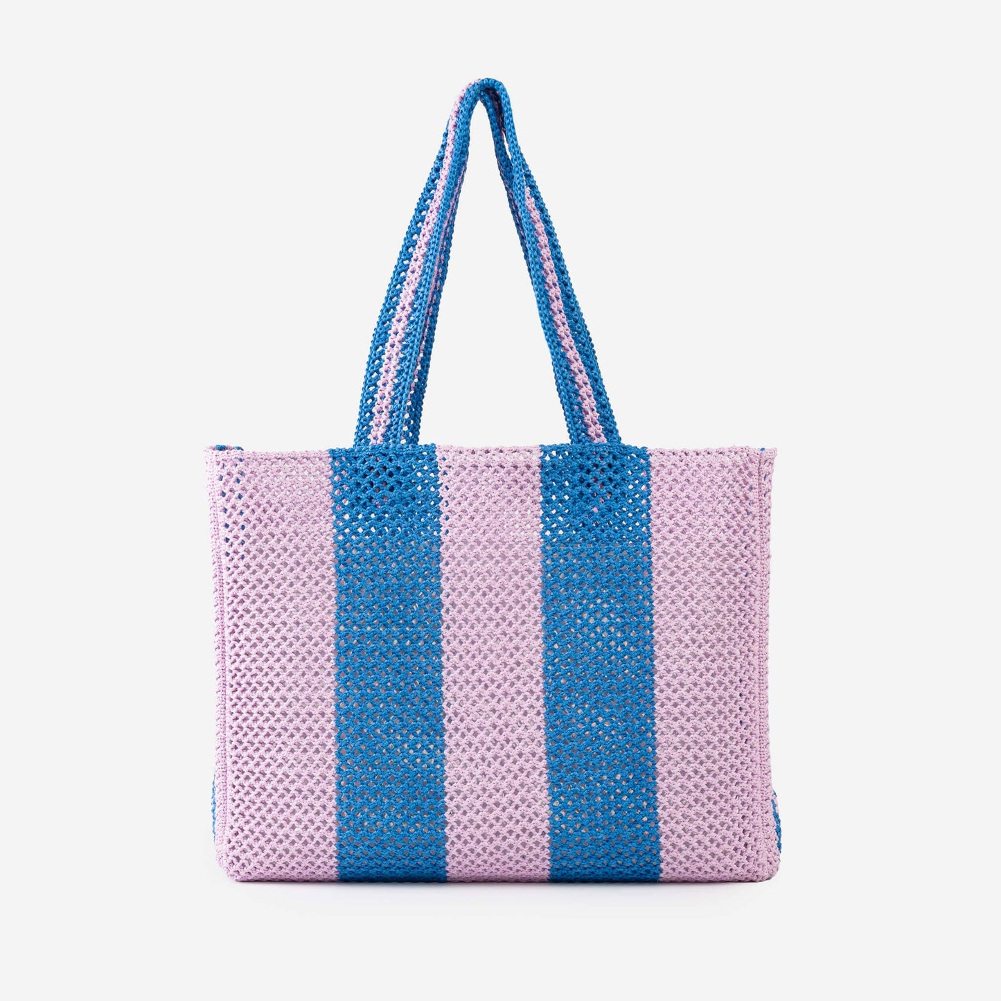 Stripe Raffia Beach Tote