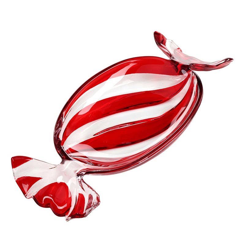 Peppermint Twist Candy Tray - Medium