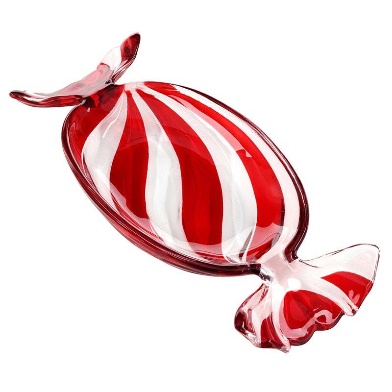 Peppermint Twist Candy Tray - Medium