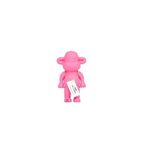 Figurine - Monkey Figurine 'The Legend' - Polyresin - Pink - 11x7x19cm