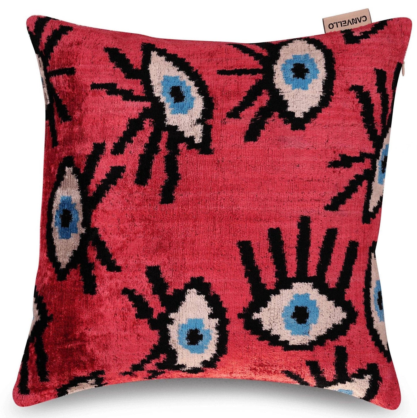 Canvello Handmade Luxury Velvet Silk Evil Eye