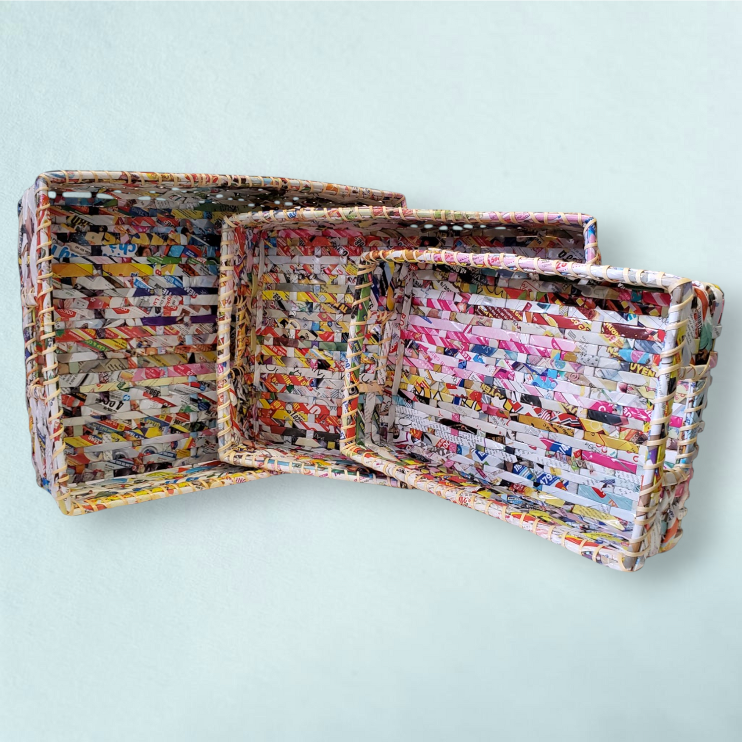 Paper Tray - Set of 3 - Recycled Paper