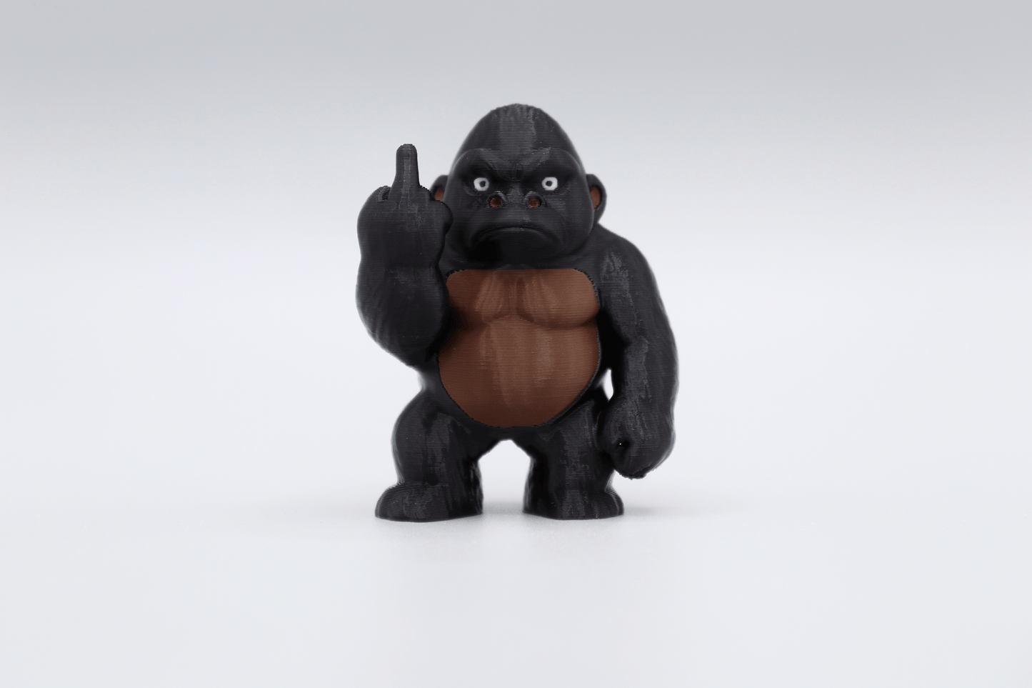 Gorilla Middle Finger Figurine, Funny Gag Gift