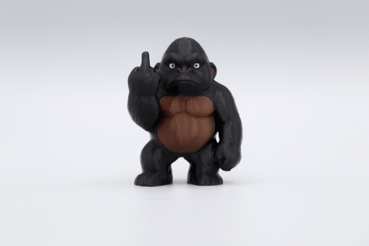 Gorilla Middle Finger Figurine, Funny Gag Gift
