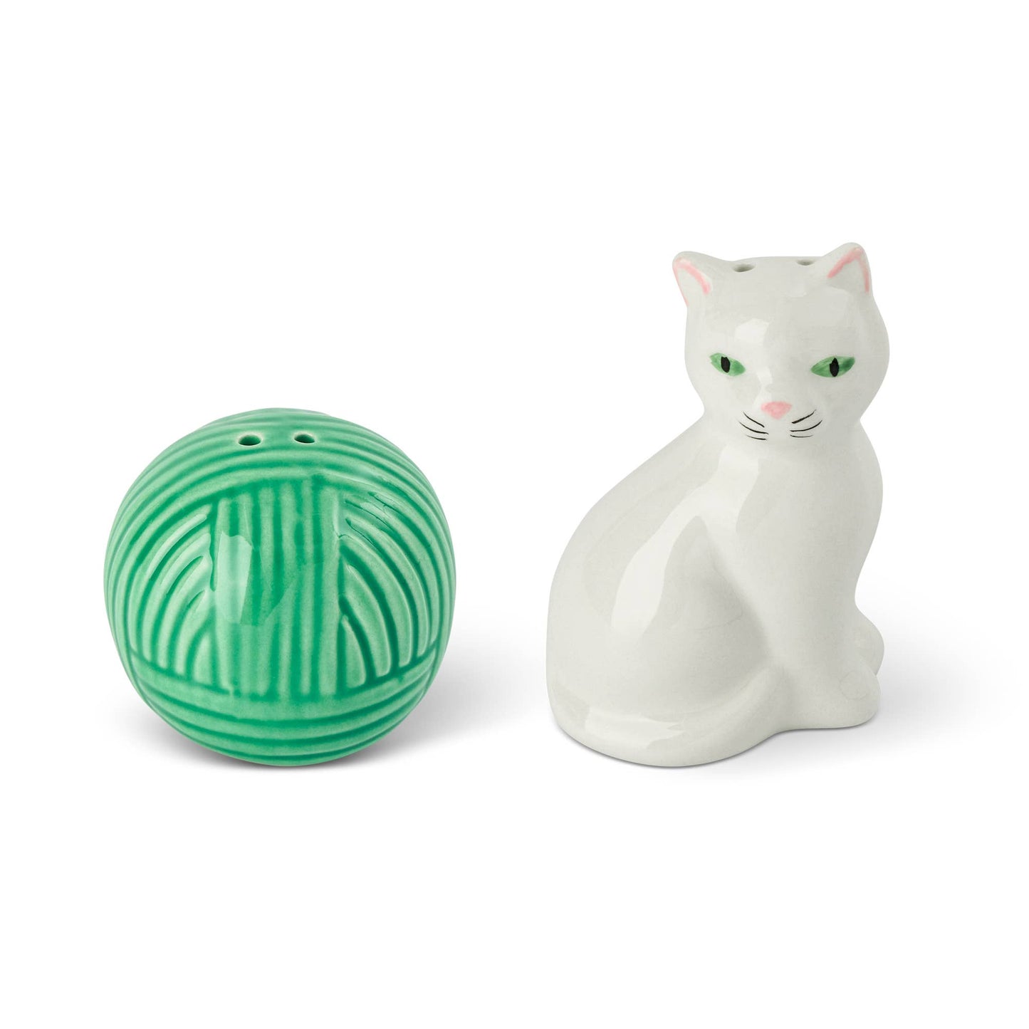 S&P Shaker Set - Cat and Yarn