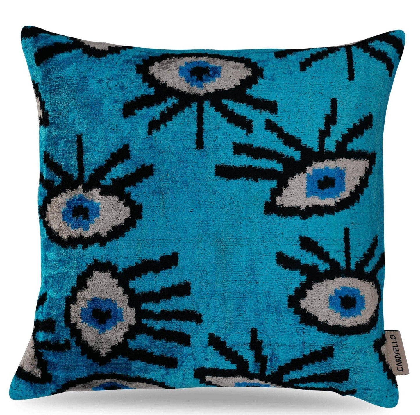 Canvello Handmade Luxury Velvet Silk Evil Eye