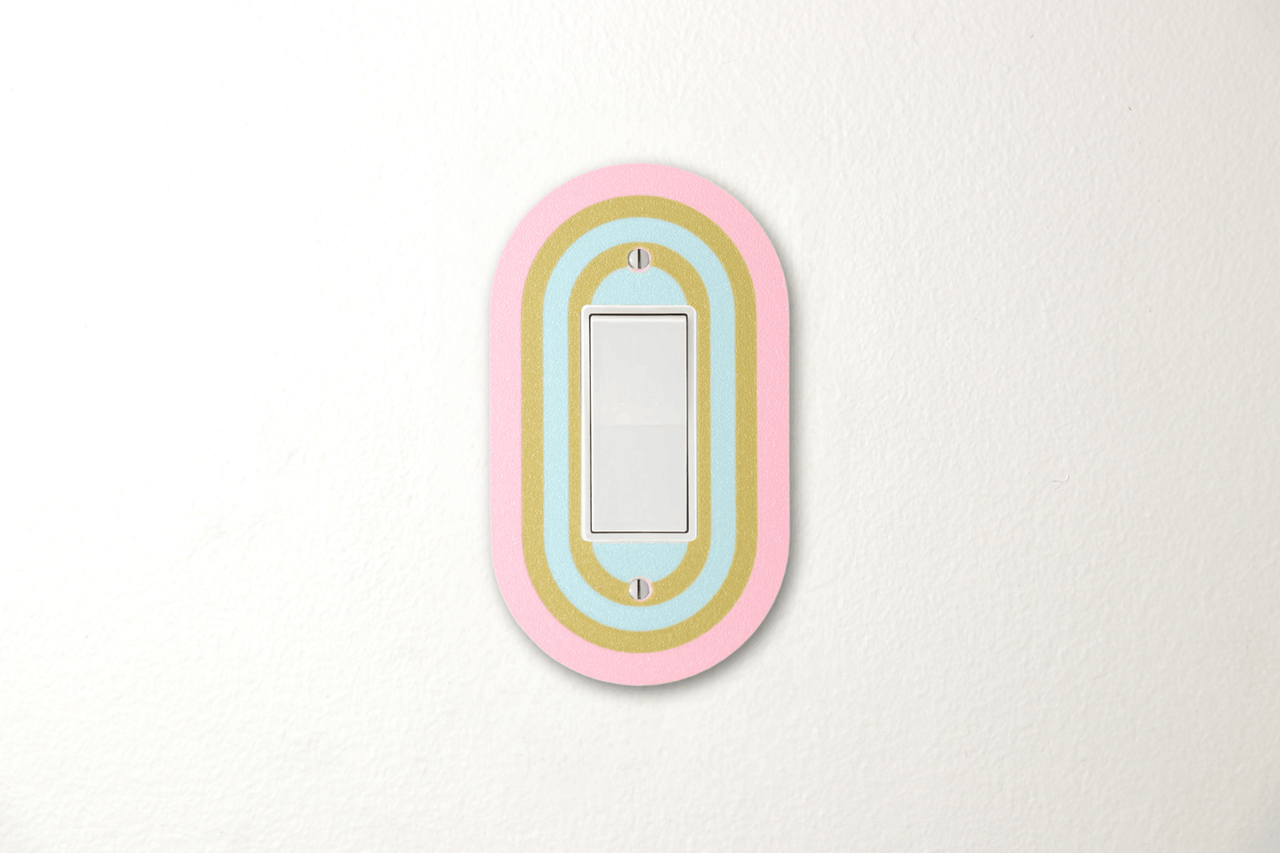Soft Pastels Light Switch Cover, Rainbow Wall Plate